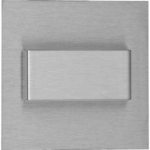 Recessed wall light Mago MG2/ST/BI, 12V, steel, 73x73x33mm