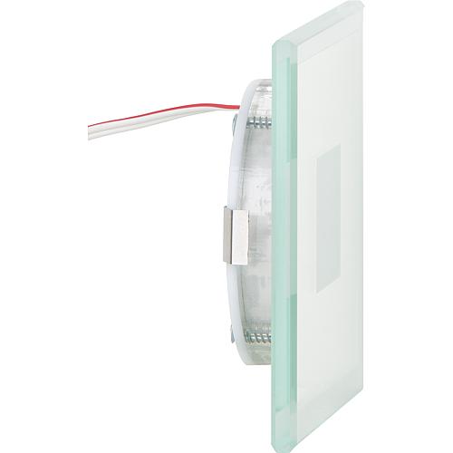 Einbauleuchte Brillanza BZK/LU/BI, 12V, Glas, 75x75x14mm