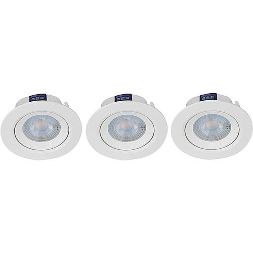 LED recessed spotlight with swivelling head Standard 1