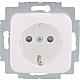 Socket with child protection, Reflex SI series Standard 1