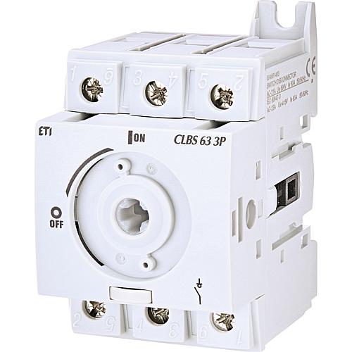 Switch-disconnector ETI, CLBS 63A 3P, without switch lever