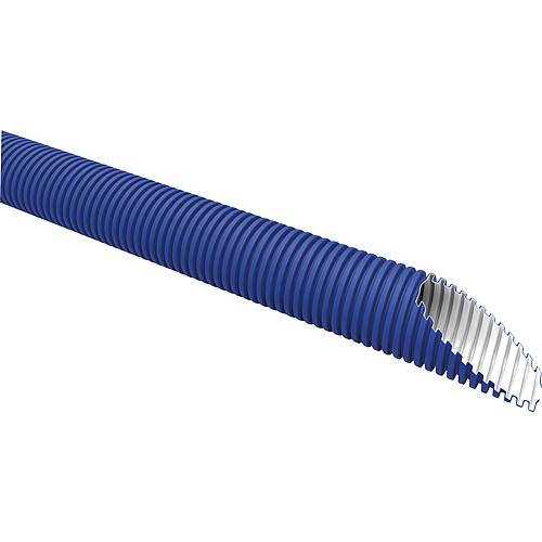 Plastic corrugated pipes MEPS-FR Easy NW20, 1000N, blue Roll of 100m