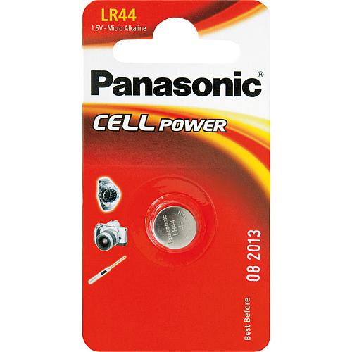 Panasonic Alcali pile bouton LR-44EP Standard 1