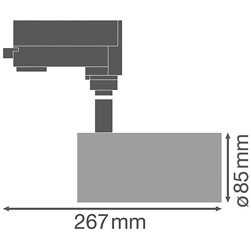 Spot LED sur rail Osram Track SP Standard 2