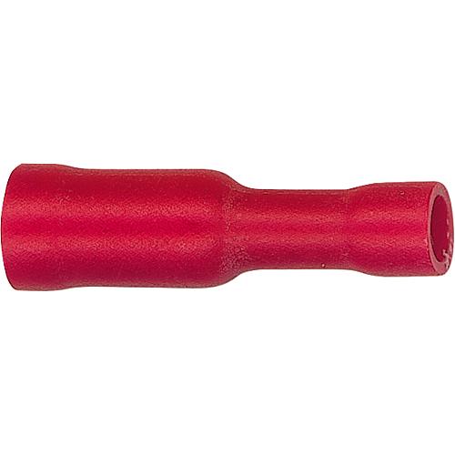 Crimp cylinder terminal, red, insulated Standard 1