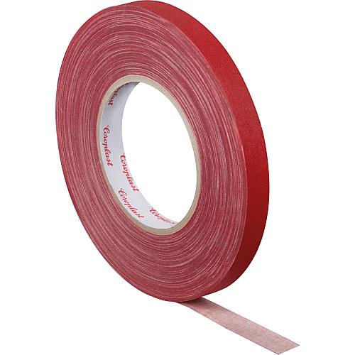 Ruban en tissu adhesif rouge largeur 15 mm Longueur 50 metres