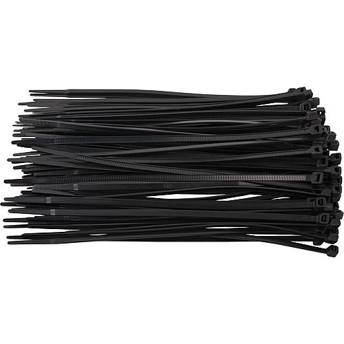 Hitzebeständige Kabelbinder schwarz Anwendung 1