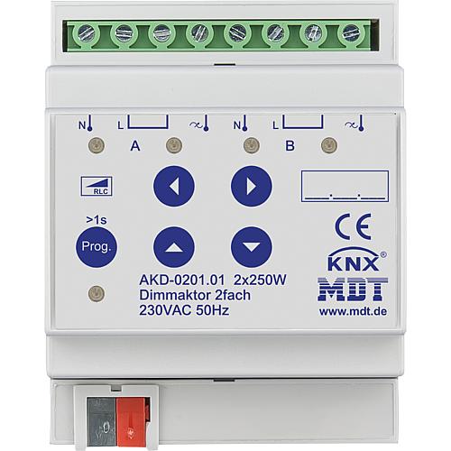 Dimming actuator REG, 230 V AC, MDT Standard 1