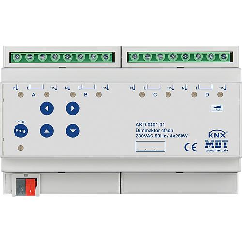 Dimming actuator REG, 230 V AC, MDT Anwendung 2