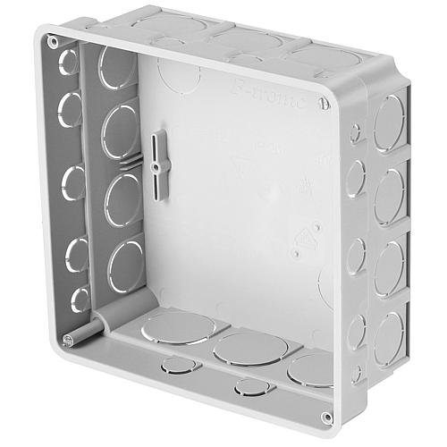 Flush-mounted junction box F-Tronic 160 x 160 x 65 mm, grey, 1 piece