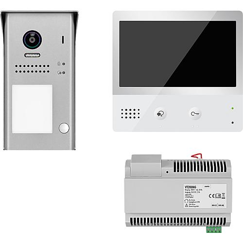 Video door intercom system VT200 surface-mounted comfort set Standard 1