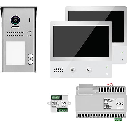 Video door intercom system VT200 surface-mounted comfort set Standard 2