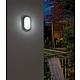 LED oval light 15 W 1600lm, 4000 K with motion detector