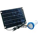 Solar cordless light and current Set Mobile One Blue, torch with integrated energy storage