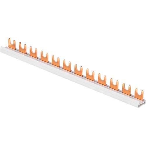 Hager Phasenschiene KDN163A (1P) 63A, 10mm², Länge: 210mm Schraubtechnik/ Quick Connect