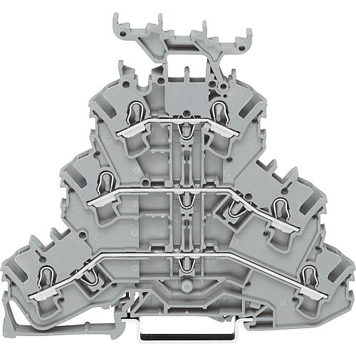 Three level installation terminal blocks, Series 2002 Wago Standard 3