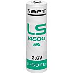 Saft Lithium Batterie 3,6V LS14500 AA - Zelle