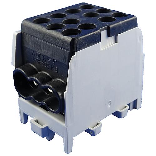 Main conductor (branch terminals) Colour: black, 2x input 25mm² 4x output 16mm², 1-pole