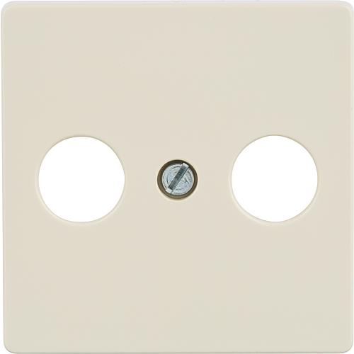 cover plate for TV / RF / SAT connection, 2-hole design series I-system Standard 2