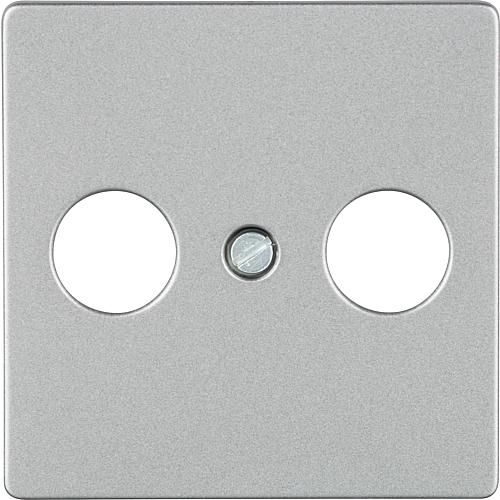 cover plate for TV / RF / SAT connection, 2-hole design series I-system Standard 3