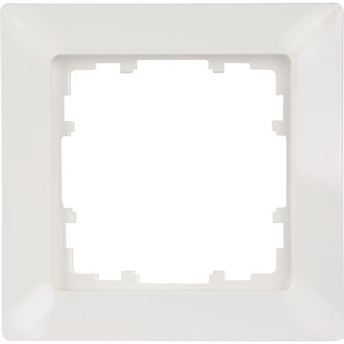 Cadre 80-mm-dim 1 compartiment, 80x80 mm blanc titan / 1 pc