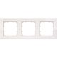 Frame DELTA LINE, titanium white (similar to RAL 9010) series I-system Standard 3