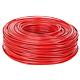 Cable a haute tension isolé H07V-U massif, 1 x 1,5 rouge - rouleau de 100 m