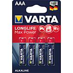 Longlife Max Power Varta battery, micro AAA