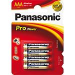 Batteries Panasonic PRO Power LR03 AAA Micro, 1 pack with 4 pcs.