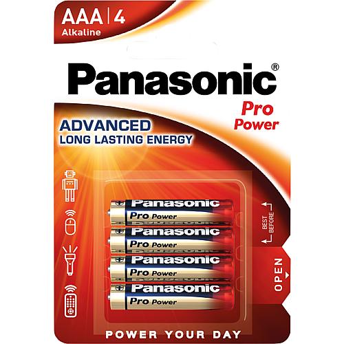 Panasonic PRO Power, Micro AAA alkali batteries Standard 1