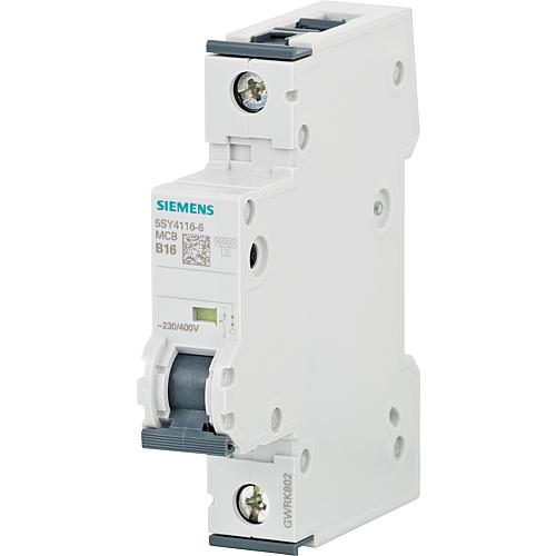 Circuit breaker Siemens, 10KA, 1-pin, B16A, 5SY4116-6