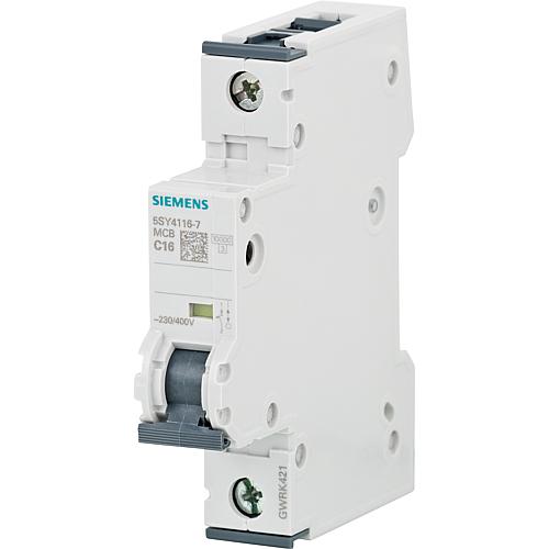 Circuit breaker Siemens, 10KA, 1-pin, C16A, 5SY4116-7