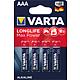 Piles Varta Longlife Max Power, Micro AAA Standard 1