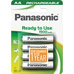 Panasonic EVOLTA Piles rechargeables Ni-MH, Mignon, AA 4 pcs