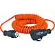 Extension cable 1-part, Plus H07BQ-F 3G1,5 orange,IP44, Working length up to 500mm