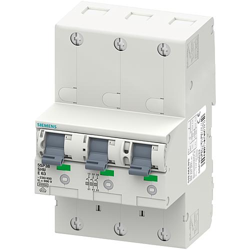 Main circuit breaker (SHU) 3x1-pin, E50, 400V