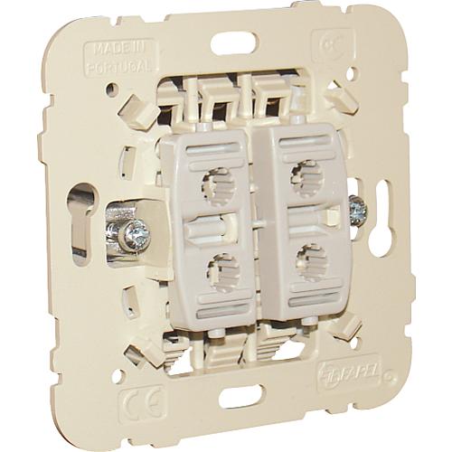 Shutter switch, electrical/mechanical Locking, 10A, flush-mounted