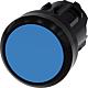 Push-button, 22 mm, round, blue, Push-button, 3SU1000-0AB50-0AA0