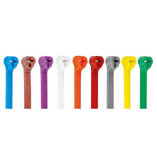 Collier de serrage à bec en acier TY23M-5 Ty-Rap, standard, 92 x 2,4 mm, 80N, vert, conditionnement 1000