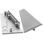 QualityFlex ONE end cap set for QualityFlex ONE fitted corner profile