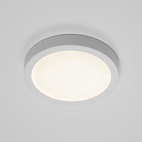 Panneau LED en saillie, blanc, rond