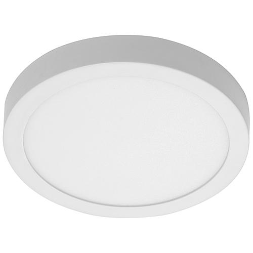 LED surface-mounted panel, white, round Standard 2