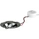 LED EBS 230 V 6W 3000 K nickel matt, dimmable; round converter