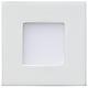 LED recessed light Nizza, 2.6 W, angular, white