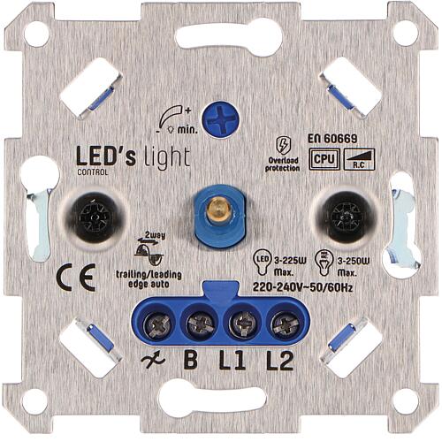 Universal rotary dimmer, flush-mounted Standard 1