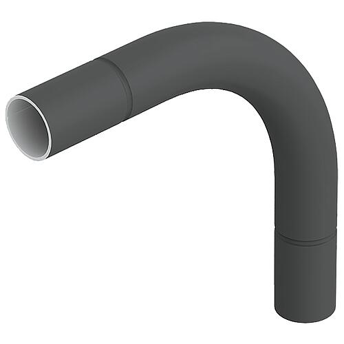 Steel arch without thread, black Standard 1