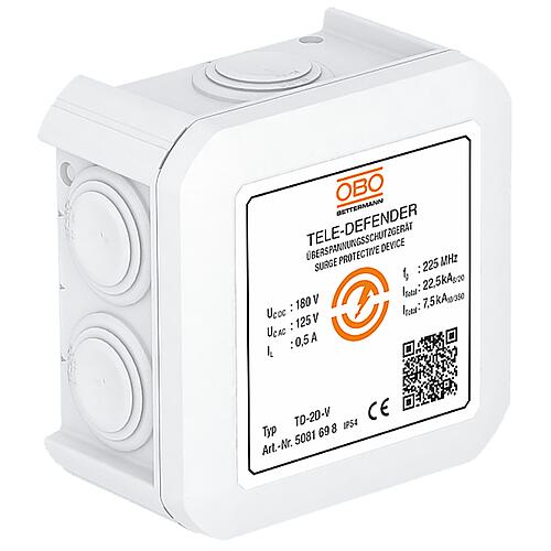 Appareil de protection combiné pour systèmes VDSL TD-2D-V Standard 1