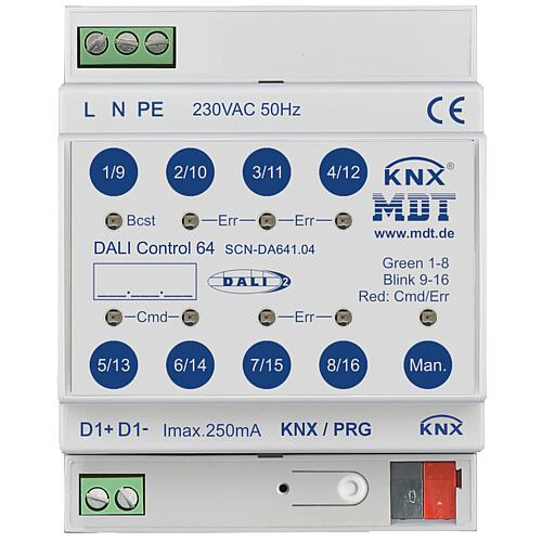 Controller, rail-mounted, DALI Control 64 Gateway REG Standard 1