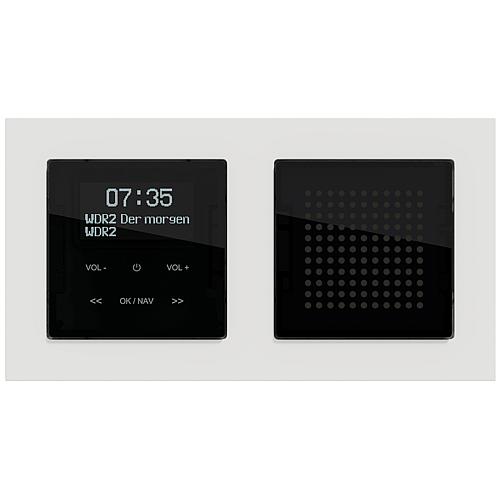 DAB+ radio with Bluetooth, flush-mounted, incl. loudspeaker for System M