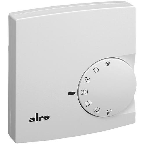 Room thermostat, surface-mounted, pure white, RTBSB-001.000